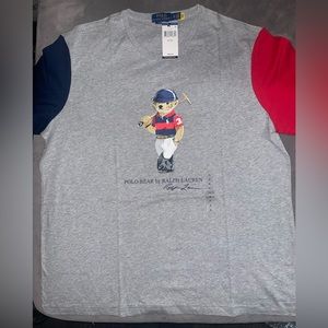 🧸 Mens Polo Bear T-Shirt size XL. New with tags!